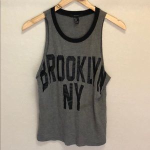 Brooklyn NY graphic muscle tee